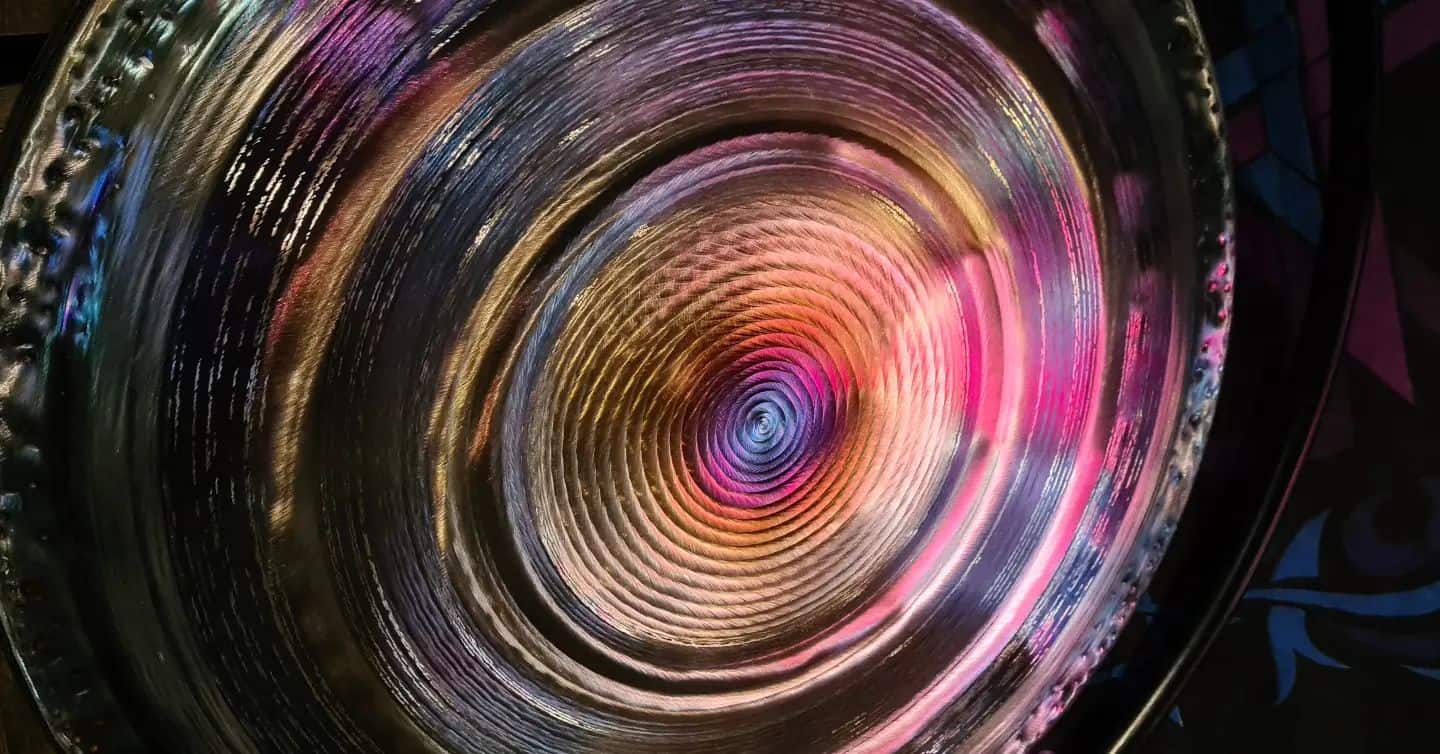 Deep Spiral Gong with it’s healing Gamma Wave Frequency