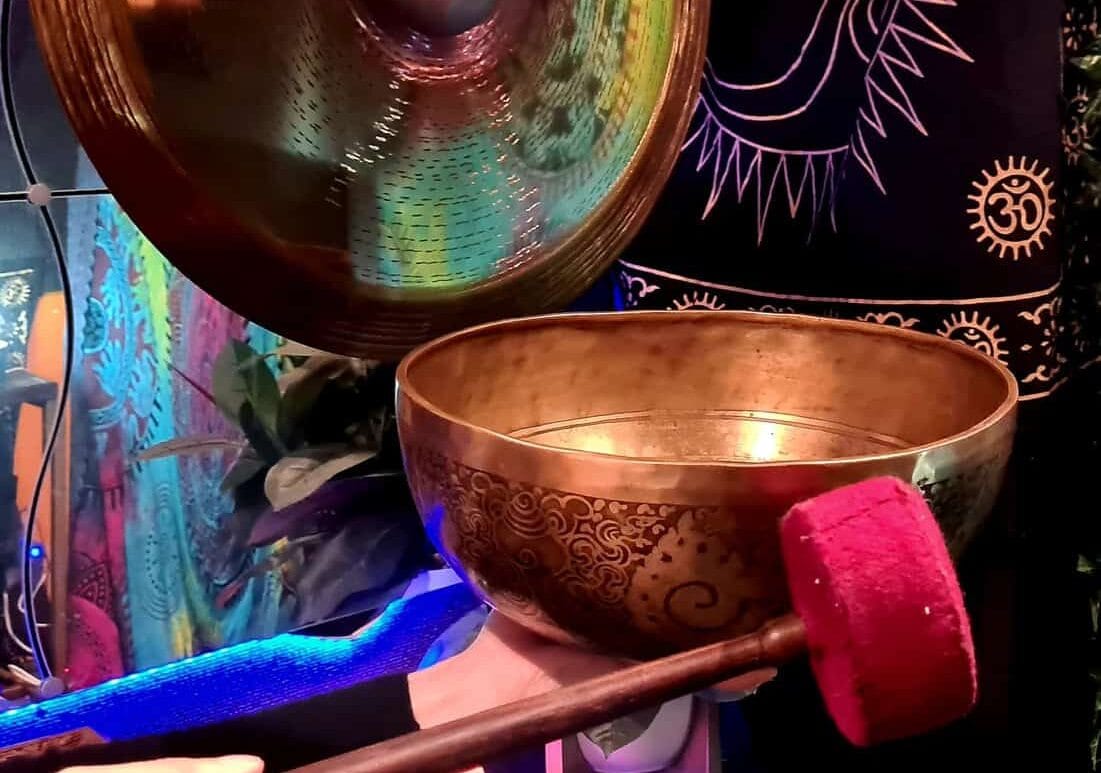 Tibetan Bowl - placed on Heart Chakra