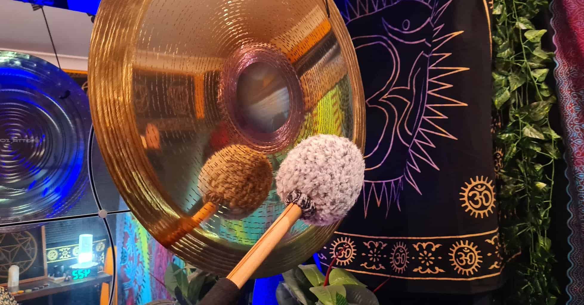 19″ Golden Eye Grotta Sonora Gong with its healing 111Hz Frequencies