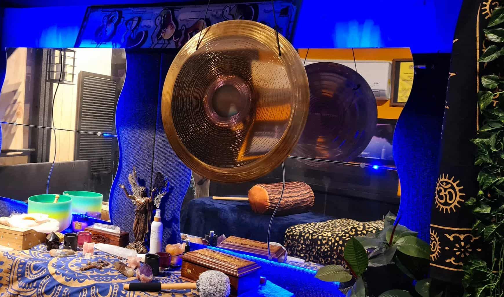 19″ Golden Eye Grotta Sonora Gong with its healing 111Hz Frequencies