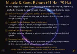 5 Vibroacoustic Muscle & Stress Release (41 Hz - 70 Hz)