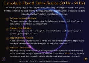 Lymphatic Flow & Detoxification (30 Hz - 60 Hz)